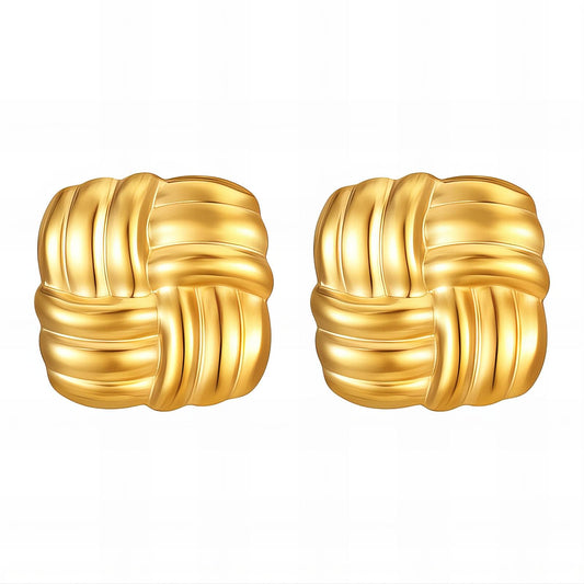 18K gold plated Stainless steel earrings