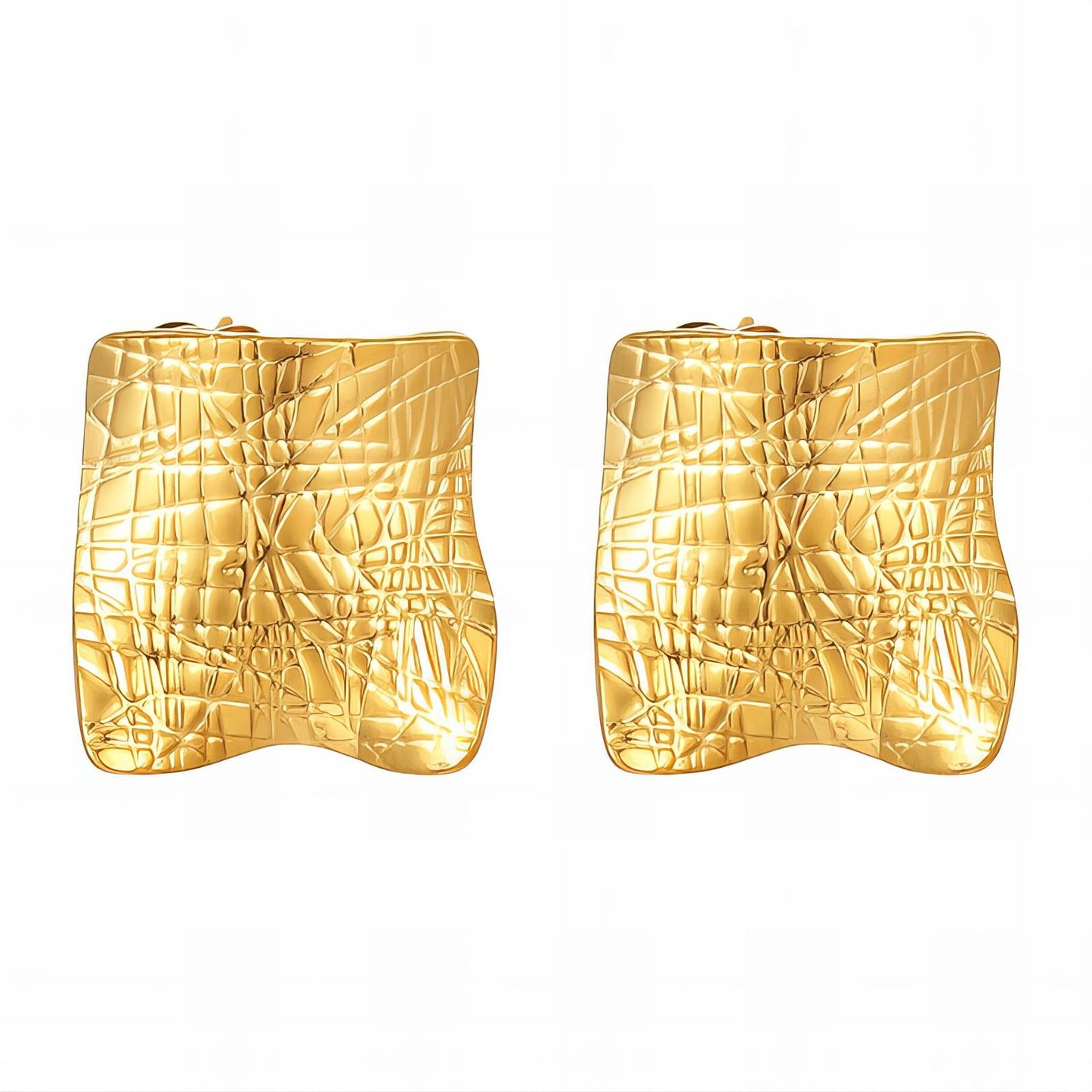 18K gold plated Stainless steel earrings