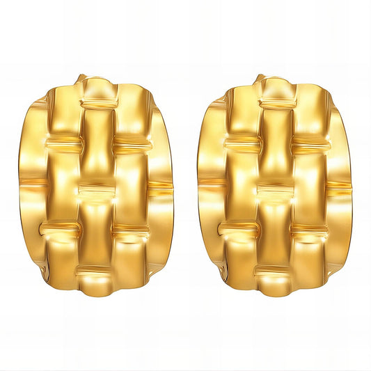 18K gold plated Stainless steel earrings