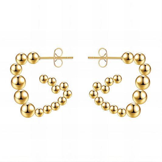 18K gold plated Stainless steel earrings
