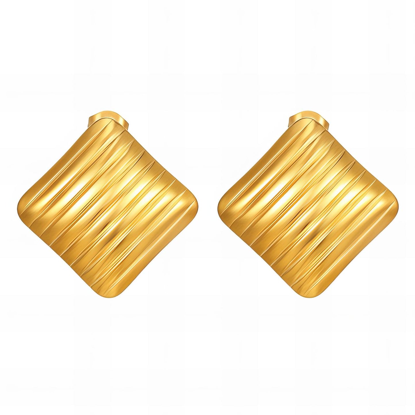 18K gold plated Stainless steel earrings