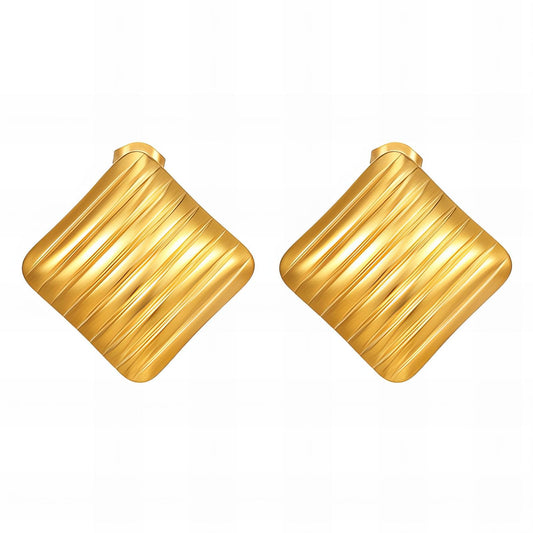 18K gold plated Stainless steel earrings