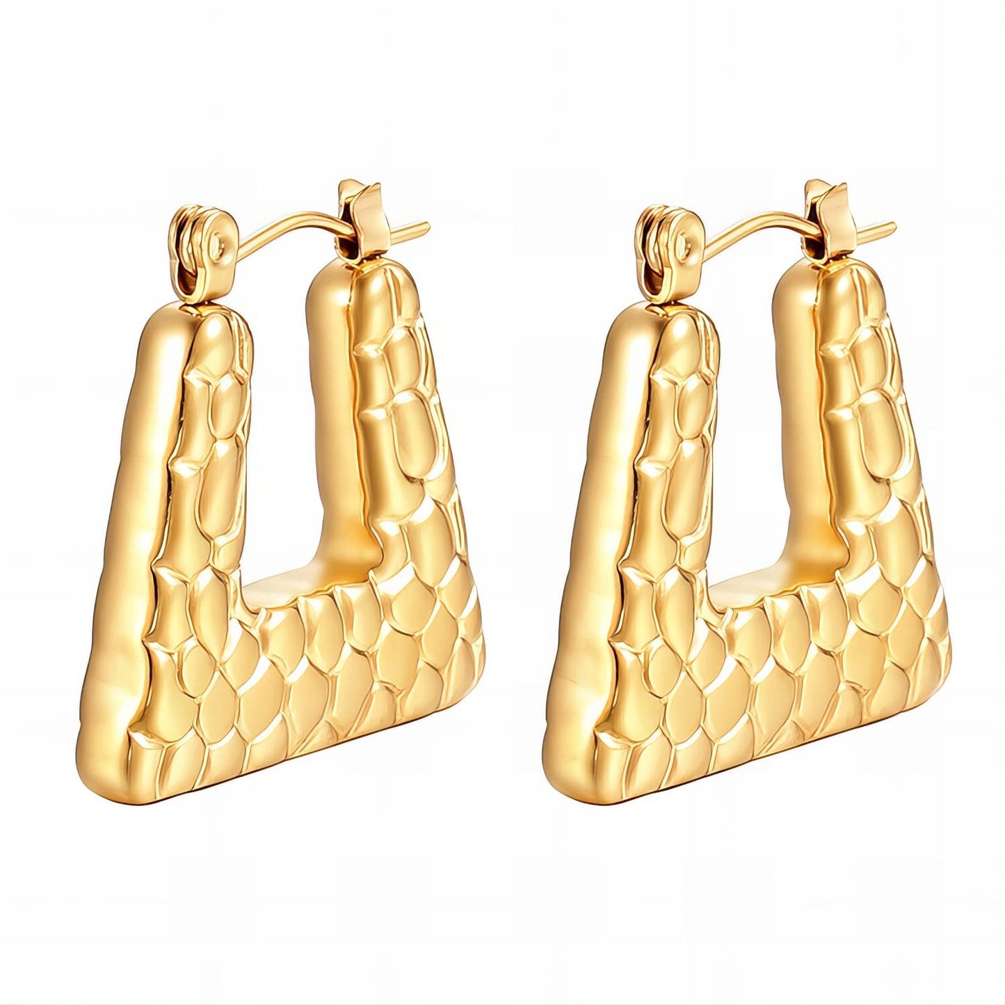 18K gold plated Stainless steel earrings