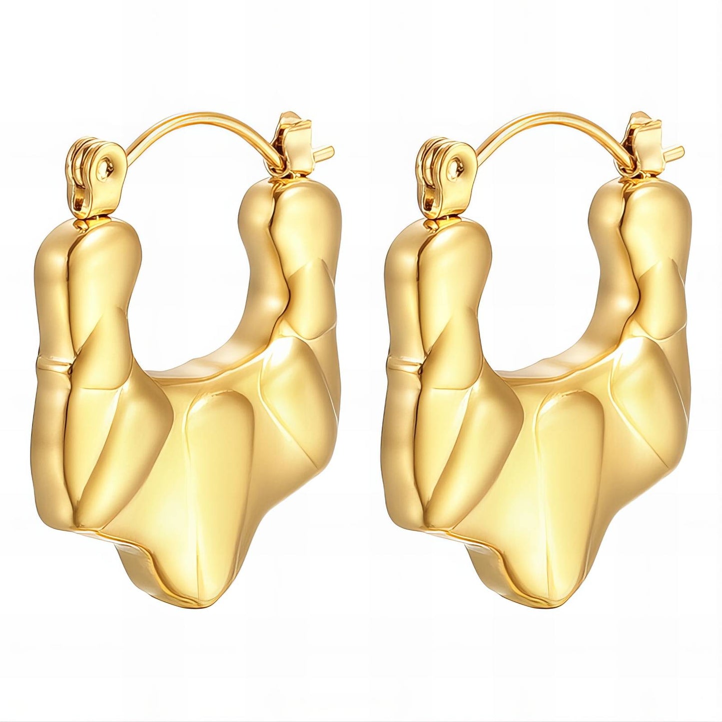 18K gold plated Stainless steel earrings
