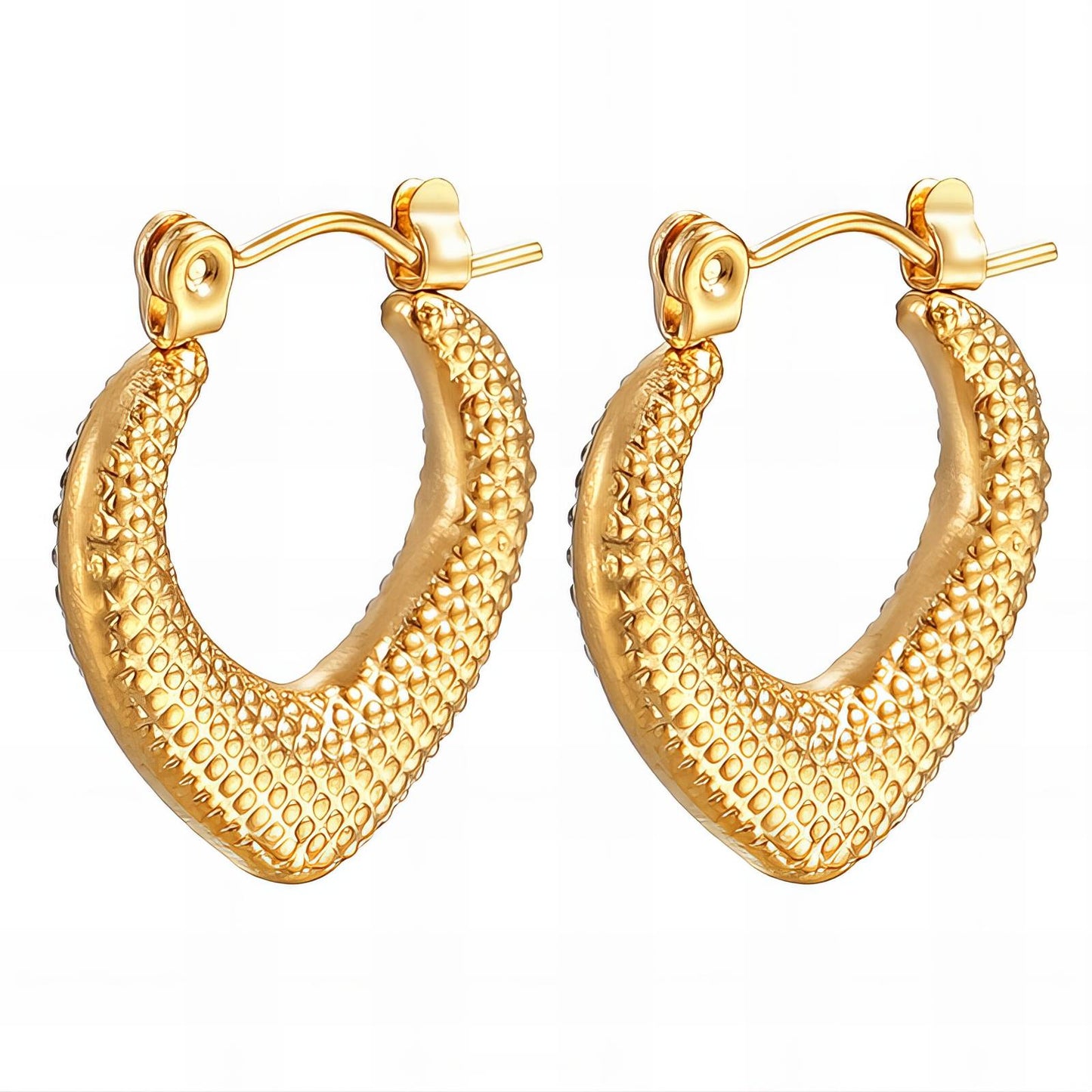 18K gold plated Stainless steel earrings