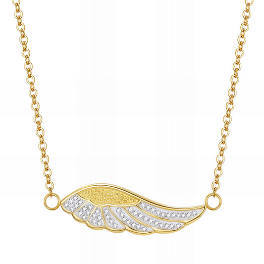 18K gold plated Stainless steel  Wings necklace