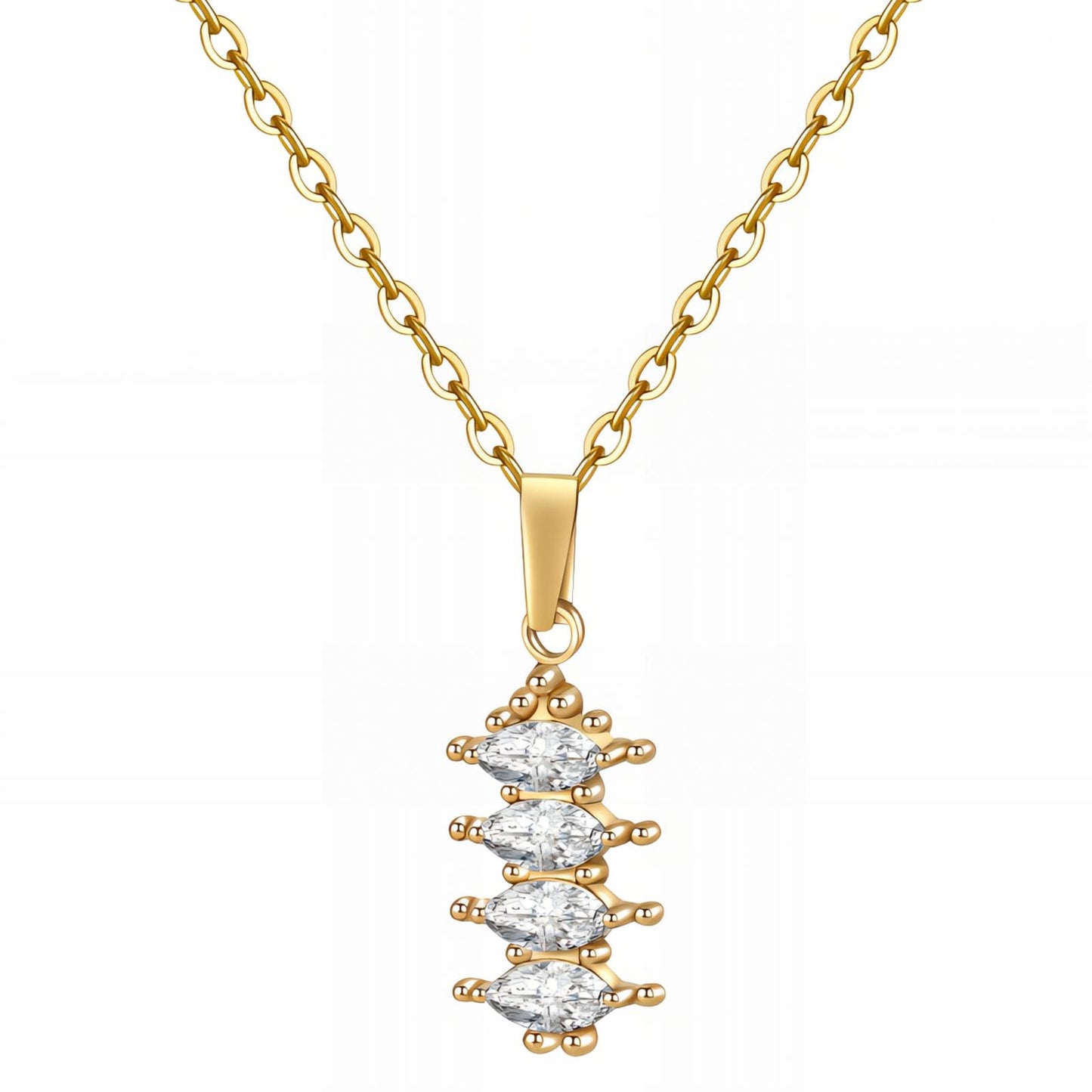 18K gold plated Stainless steel necklace