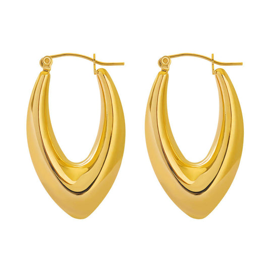18K gold plated Stainless steel earrings