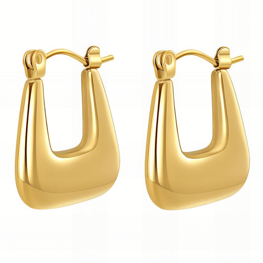 18K gold plated Stainless steel earrings
