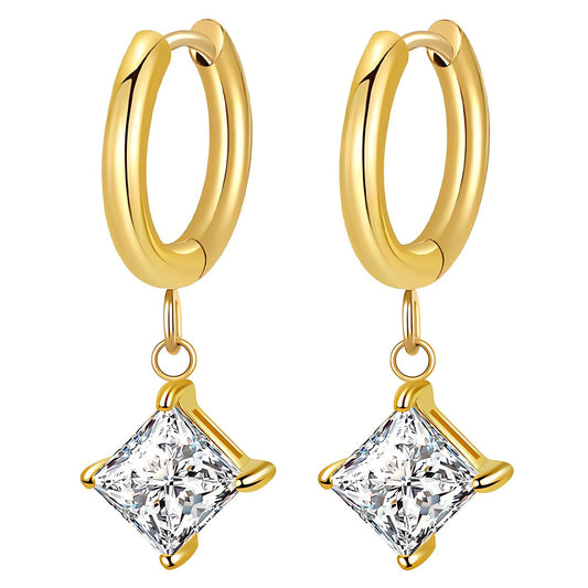 18K gold plated Stainless steel earrings