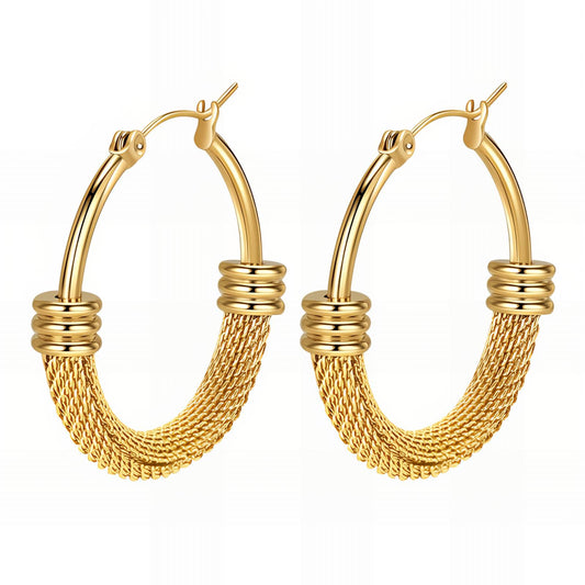 18K gold plated Stainless steel earrings