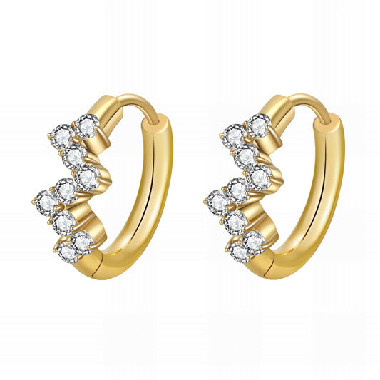 18K gold plated Stainless steel earrings