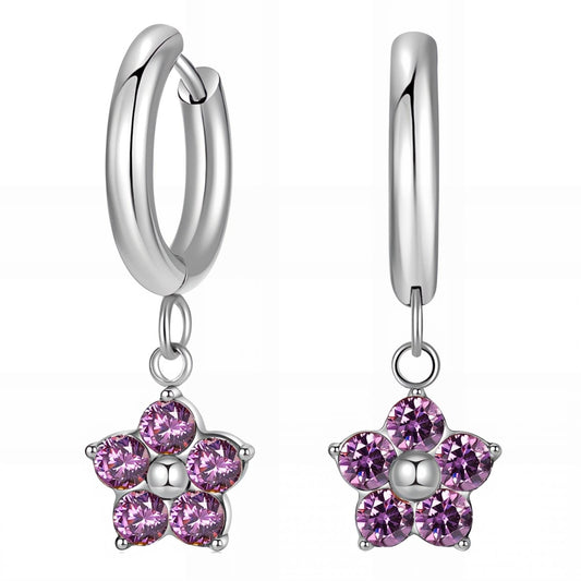 Stainless steel  Flowers earrings