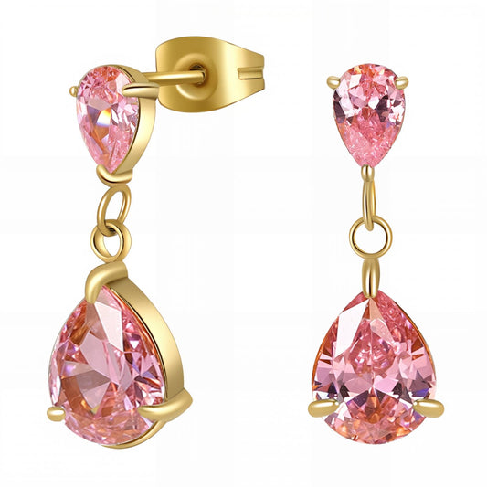 18K gold plated Stainless steel earrings
