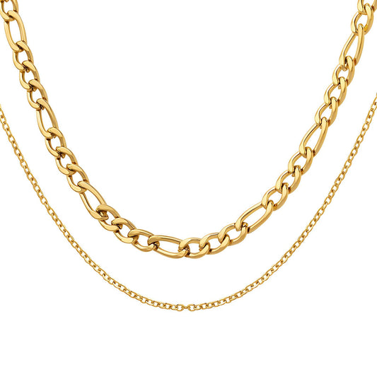 18K gold plated Stainless steel necklace