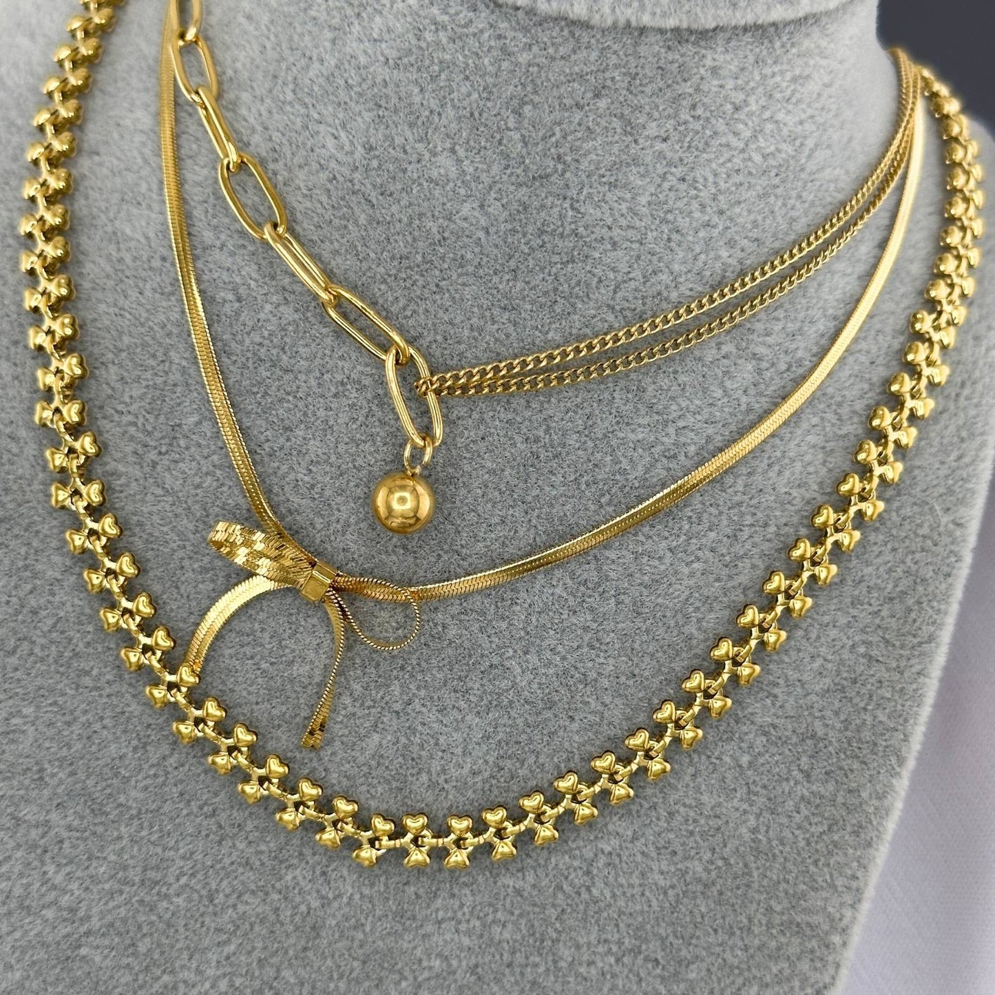 18K gold plated Stainless steel necklace